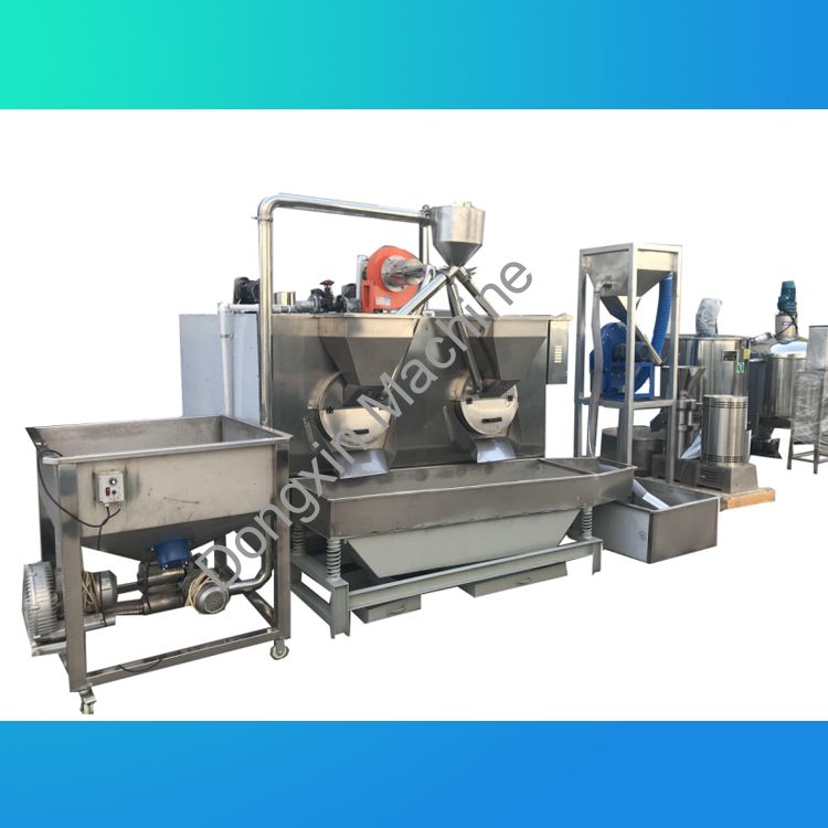 Sesame Baking and Peeling Production Line