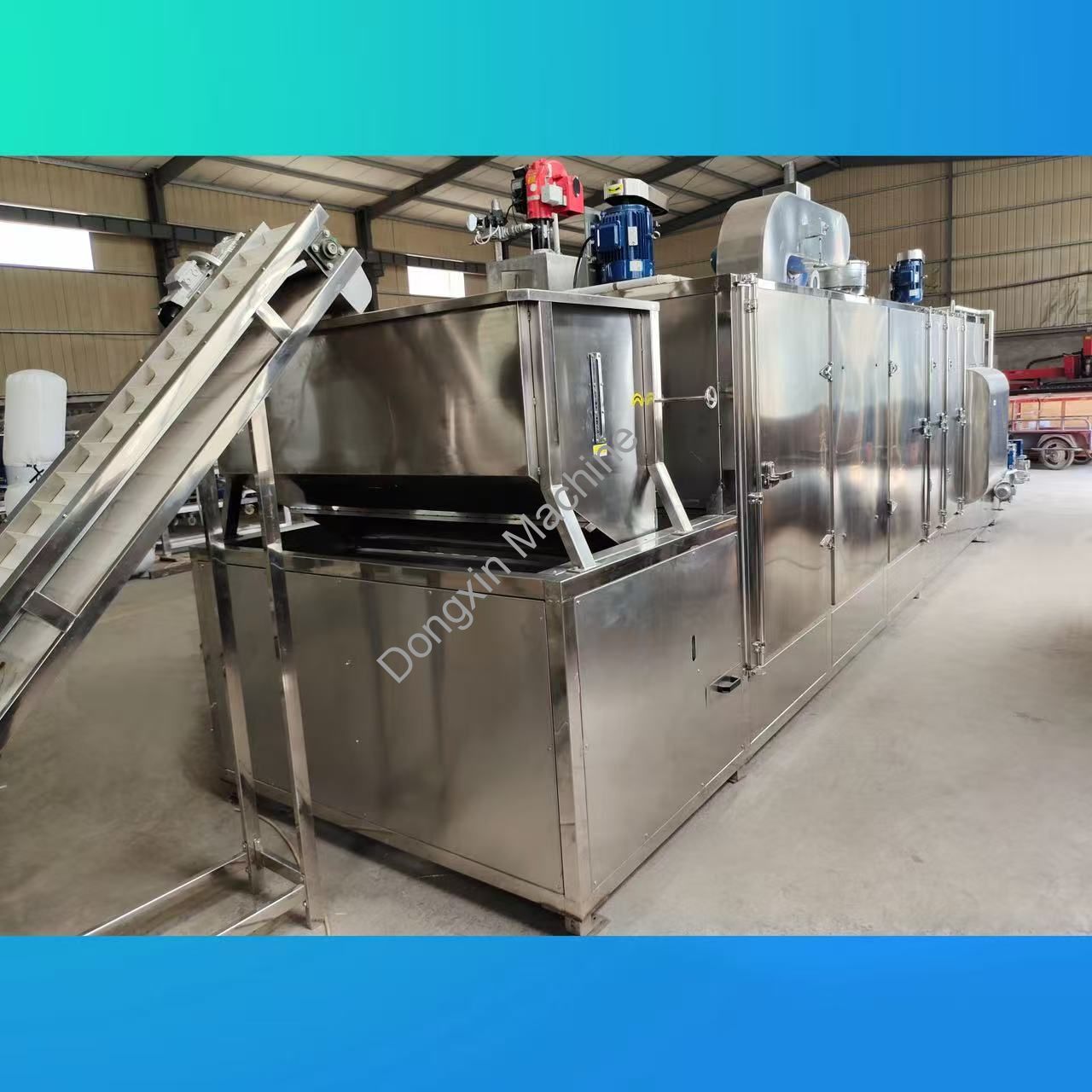 Multi functional continuous baking line